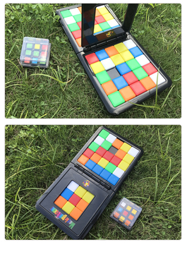 Share:  0 New Year's Toys Parent-Child Interactive Double Battle Color Rubik's Cube Children's Desktop Mobile Puzzle